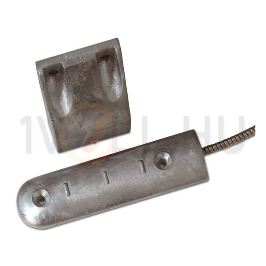 Nyitásérzékelő (reed-relé) 4vez. padlóra (garázs) 50mm kapcs táv. falonkívüli fehér UTCF - MM106