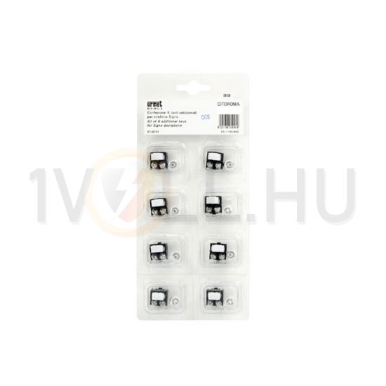 Nyomógomb 1150/1 és 1150/35 lakáskészülékhez Be-Ki kapcsoló 505mm x 260mm x 280mm Miro URMET - 1150/55