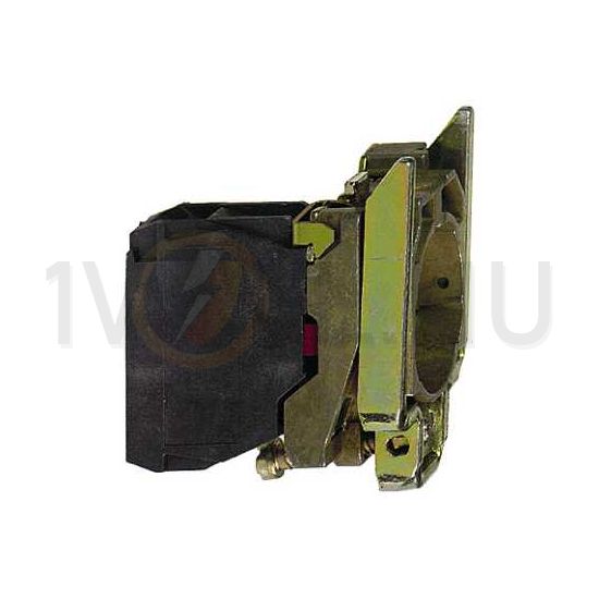 Nyomógomb aljzat érintkezővel beépíthető 1-z 1-ny 3A/AC15/230V csavaros Harmony XB4 Schneider - ZB4BZ105