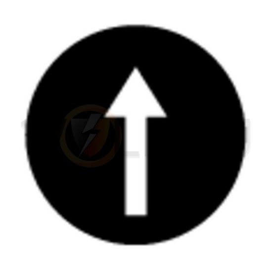 Nyomógomb-lapka kerek lapos fekete