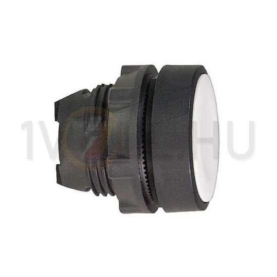 Nyomógombfej műanyag d22 lapos fehér kerek visszaugró Harmony XB5 Schneider - ZB5AA1