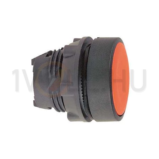 Nyomógombfej műanyag d22 lapos piros/fehér kerek visszaugró Harmony XB5 Schneider - ZB5AA4