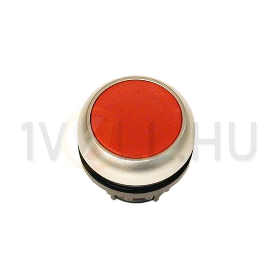 Nyomógombfej műanyag d22 lapos piros kerek visszaugró M22-D-R EATON - 216594