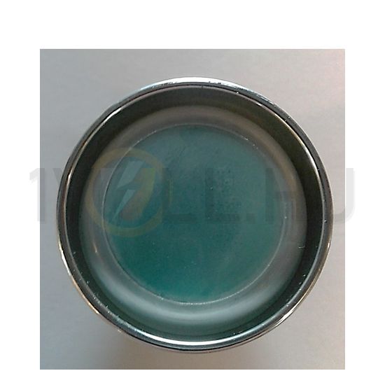 Nyomógombfej műanyag d22 világító lapos zöld kerek LT2-gn VA Elektronika - LT2-GN