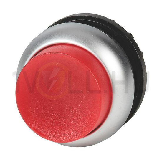 Nyomógombfej műanyag d22 világító magas piros kerek visszaugró M22-DLH-R EATON - 216967