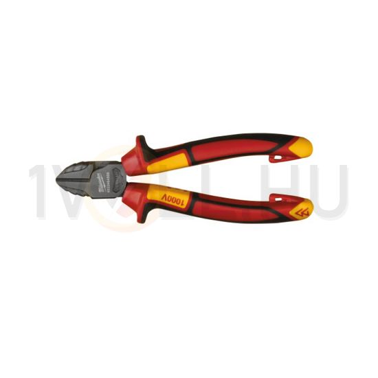 Oldalcsípő fogó max.d8/1,7mm normál 145mm szigetelt 1000V VDE DIAGONAL CUTTER Milwaukee - 4932464566