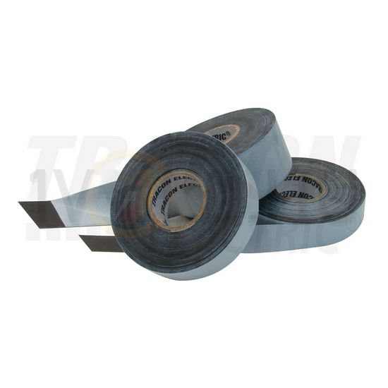 Önvulkanizáló szalag fekete 25mm x 10m 75°C max. TRACON - ONVSZ25