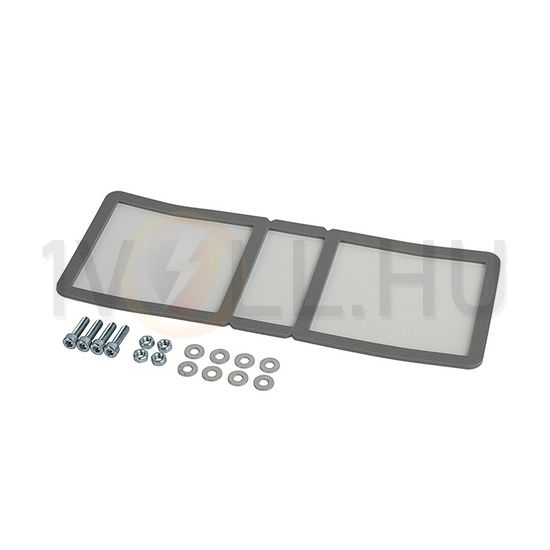 Összekötő készlet tömítéssel/csavarokkal 300mm x 113mm x műanyag szürke HB WD 2 Hensel - HBWD2