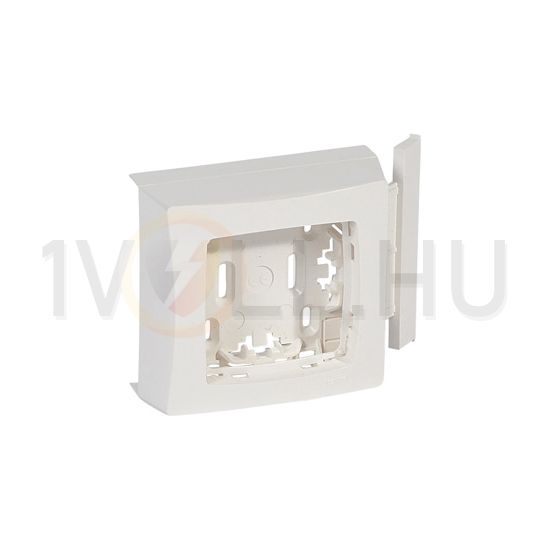 Oteo csatorna-szerelvénykeret 1-egység kezeletlen műanyag fényesfehér DLP mini LEGRAND - 031405