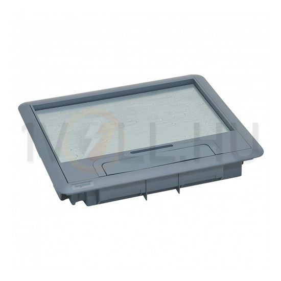 Padlódoboz csapófedél 12/18 modulos standard dobozhoz téglalap 18-szerelvényhez szürke LEGRAND - 088001