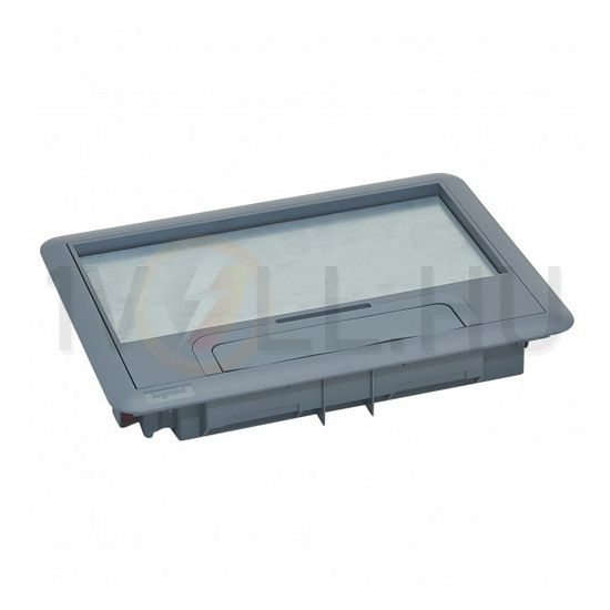 Padlódoboz csapófedél 8/12 modulos standard dobozhoz téglalap 12-szerelvényhez szürke LEGRAND - 088000