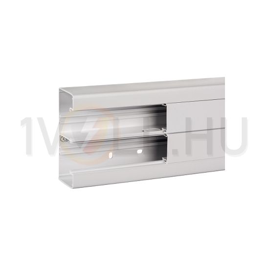 Parapetcsatorna 140mm x 55mm 2000mm kezeletlen műanyag fényesfehér fedéllel OptiLine 45 Schneider - ISM10300P