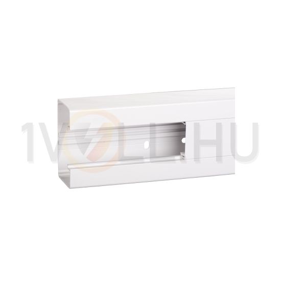 Parapetcsatorna 95mm x 55mm 2000mm kezeletlen műanyag fényesfehér fedéllel OptiLine 45 Schneider - ISM10200P