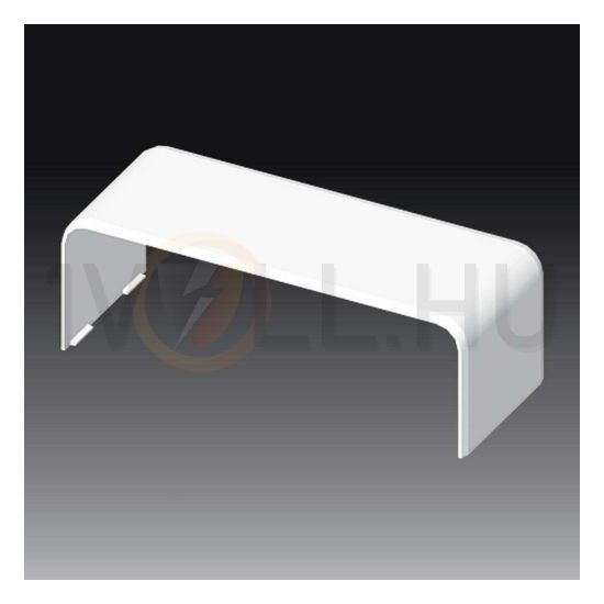 Parapetcsatorna illesztéstakaró 180x60-hoz fehér 180mm-sz 60mm-mé műanyag szimmetrikus EKE KOPOS - 8572_HB