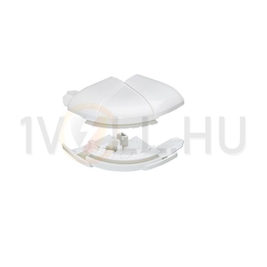 Parapetcsatorna külső sarok 60/80/105/150x50-hez 60-120° fényesfehér műanyag DLP LEGRAND - 010622
