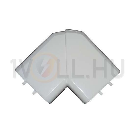 Parapetcsatorna L-idom 60x35/50-hez emelkedő/süllyedő 90° fényesfehér műanyag DLP LEGRAND - 010766