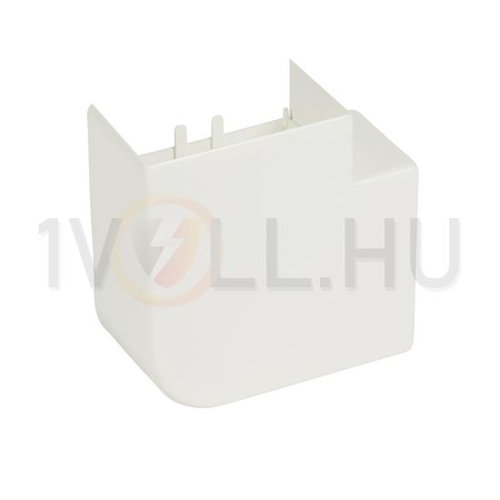 Parapetcsatorna L-idom 85x50-hez emelkedő/süllyedő 90° fényesfehér ...