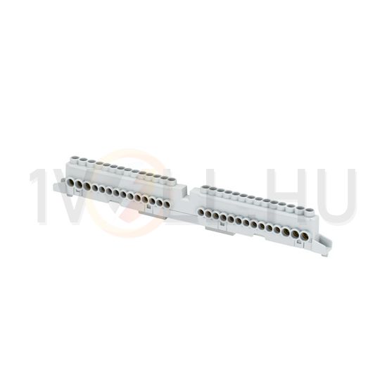 PE/N sín kiselosztóba 2P 80A 8M 2x(2x16mm2 + 7x10mm2) 40CD GEWISS - GW40408B