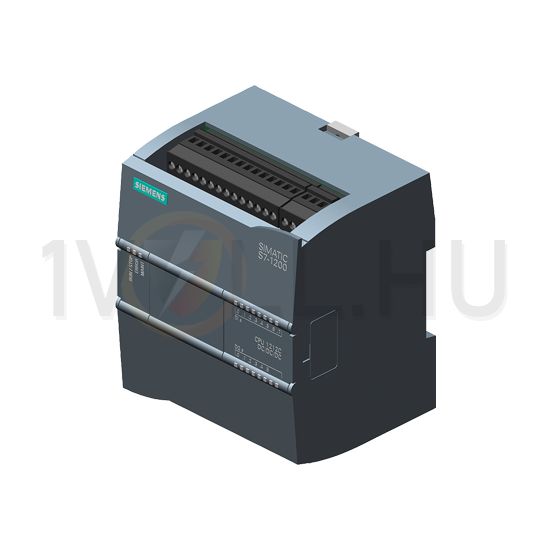 PLC logikai vezérlő CPU kompakt 8DI 6DO 2AI 20.4-28.8V/DC SIMATIC S7-1200 SIEMENS - 6ES7212-1AE40-0XB0