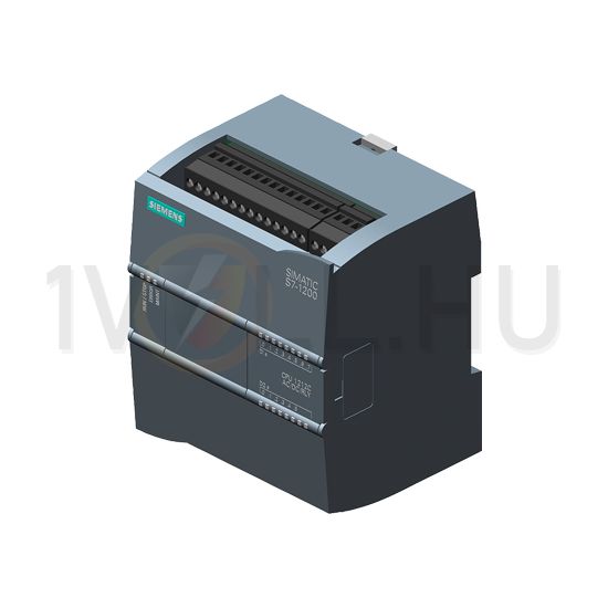 PLC logikai vezérlő CPU kompakt 8DI 6DO 6-relé/O 2AI 85-264V/AC SIMATIC S7-1200 SIEMENS - 6ES7212-1BE40-0XB0