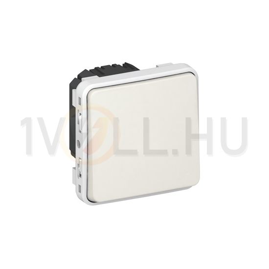 Plexo 106 váltókapcsoló betét közp. fedéllel fehér IP55 1- billentyű/gomb LEGRAND - 069611