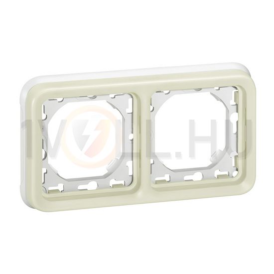 Plexo keret 2-es fehér vízszintes IP55 műanyag LEGRAND - 069694