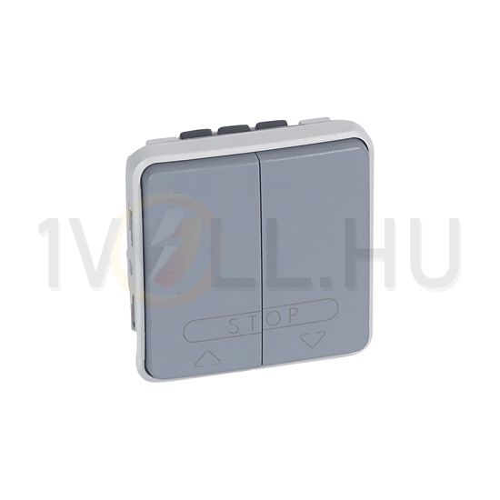 Plexo redőnymozgató NR105 1P nyomó billentyűs szürke műanyag LEGRAND - 069539