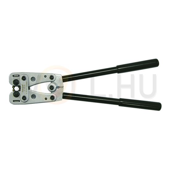 Présfogó szigeteletlen csősaruhoz standard forgatható préspofával kábelsaru/-összekötő-hoz Haupa - 210805