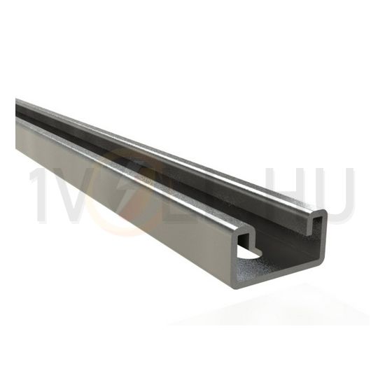Profilsín perforált 3m C-profil 41mm x 21mm szalaghorganyzott acél P41 41X21X2.5 D11x25 GS BASOR - 200235