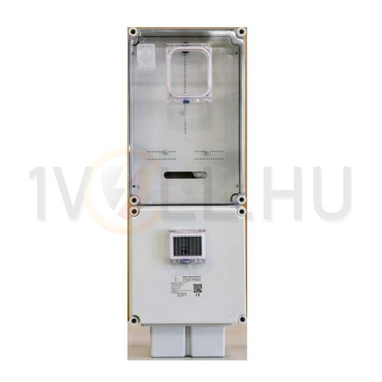 1/3F mérőszekrény 1xM63.80A földkábeles 1-szintes 1-mérőhely 1M PVT 3075 Fm-K-U Csatári Plast - CSP24.E124