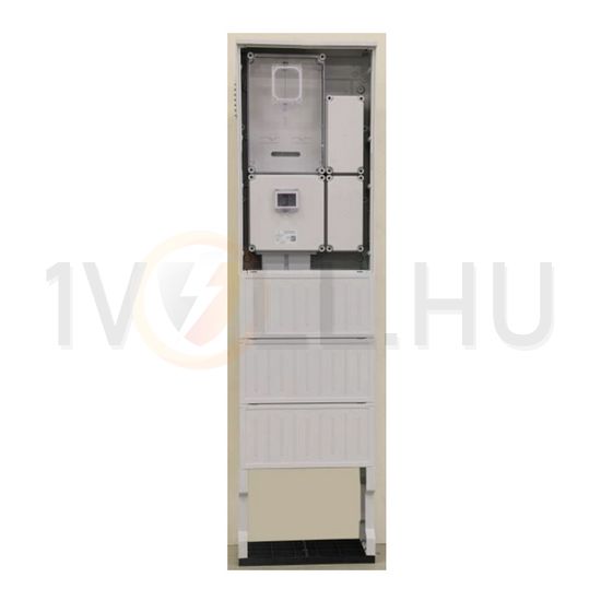 1/3F mérőszekrény 1xM63.80A földkábeles álló 1-szintes 1 PVT-K-L Fm-53-U Csatári Plast - CSP24.ES143