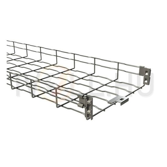 Rácsos kábeltálca 3m galván/elektrolit horganyzott acél U-alak 65mm x 60mm x BF2R 60X65 EZ BASOR - 207389