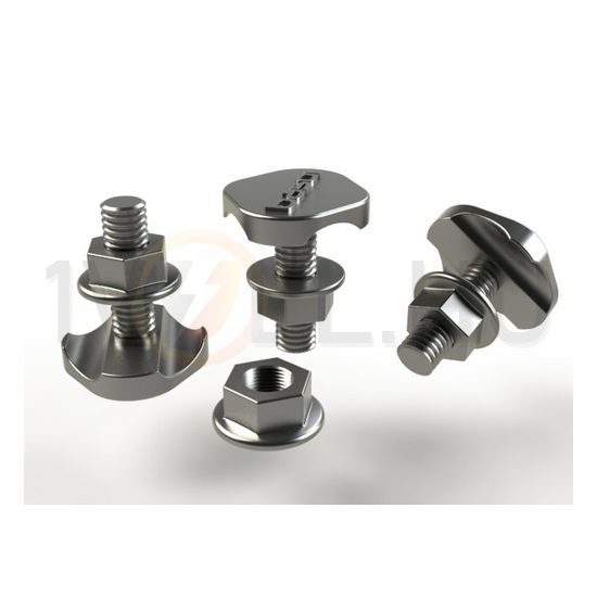 Rácsos kábeltálca szorító M6x20mm M 6 20mm galván/elektrolit horganyzott ZnNi acél CTBF EZ BASOR - 204362