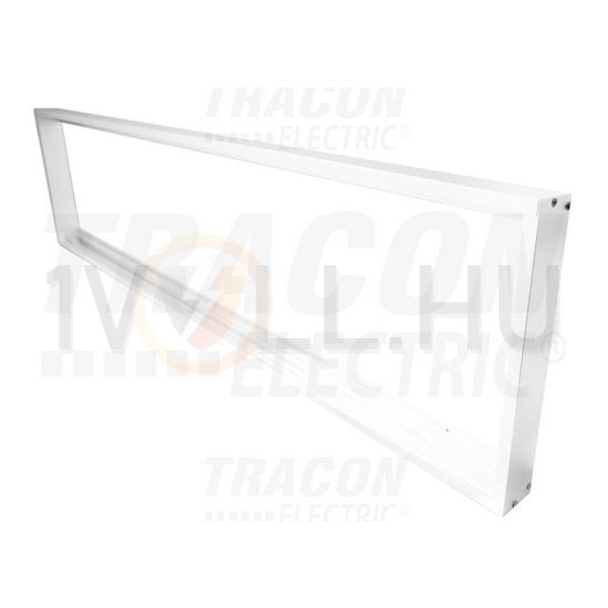 Ráépítőkeret 300x1200mm LED-panelhez fehér alumínium 50mm x TRACON - LP30120K