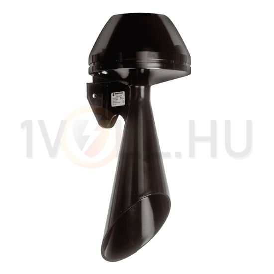 Rb jelzőkürt folyamatos hang 105dB 24V DC 1, 2-zóna/gáz fekete-ház műanyag IP55 WM WERMA - 75000055