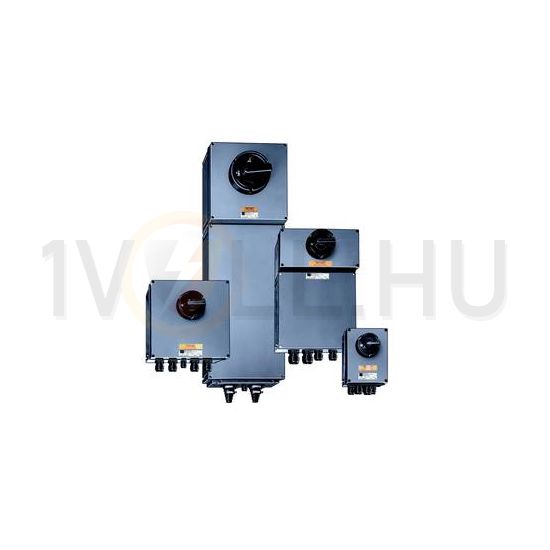 Rb tokozott kapcsoló 16A/690VAC IP66 3P Be-Ki kapcsoló műanyag 1, 2-zóna/gáz R.STAHL - 8146/5-V37-302-50-0050