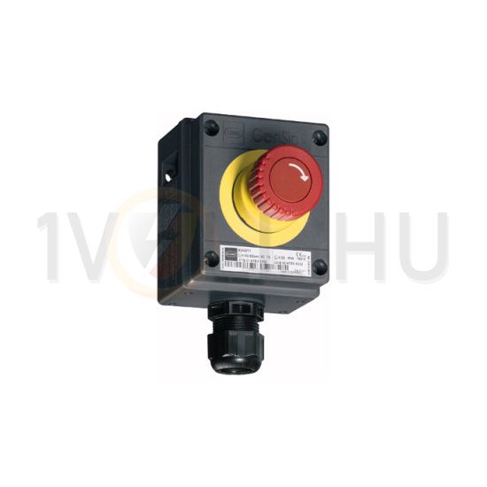 Rb tokozott vészgomba-nyomó 10A/500VAC IP66 1z/1ny 2P nyomógomb műanyag ConSig8041 R.STAHL - 8040/1180X-10L07SA05