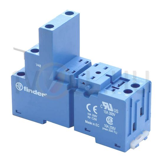 Reléfoglalat 55.32-höz csavaros DIN (kalap)sín 35mm 94.02 FINDER - 9402