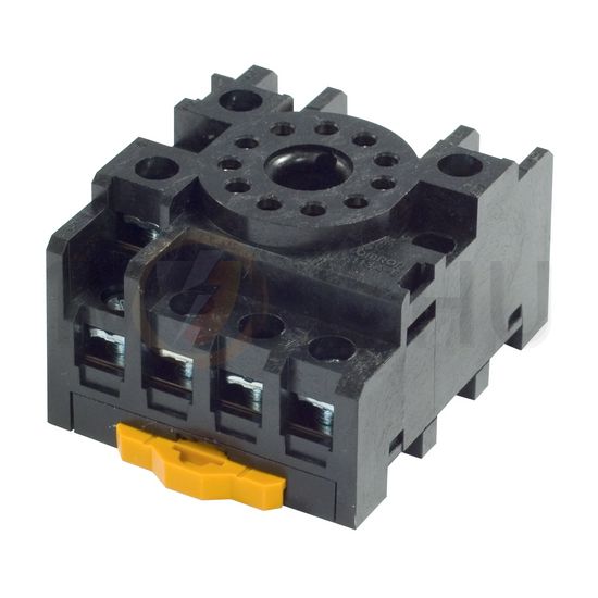 Reléfoglalat MKS-3-hoz csavaros DIN (kalap)sín 35mm 11-tűs PF113A-E OMRON - 333397