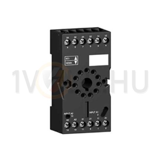 Reléfoglalat RUM-hoz csavaros DIN (kalap)sín 35mm 11-tűs Zelio RUZ Schneider - RUZC3M