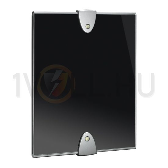 RF dallamcsengő 16dallam vaku 12kép 8-12VAC/4xLR14 500m-hatótáv 83dB ezüst MISTRAL 600E GROTHE - 43401