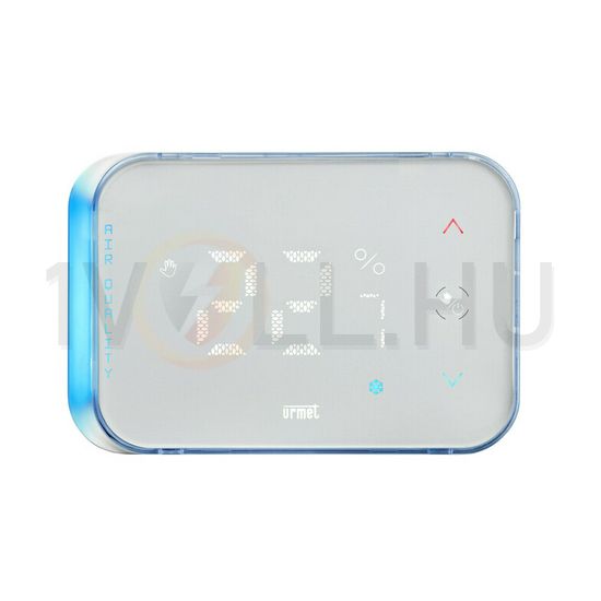 RF hőérzékelő 2,4GHz WiFi APP VOC-érzékelő 1 váltóv 6A/ 250V nyit/zár 230V háromeres fűtés URMET - 1054/101