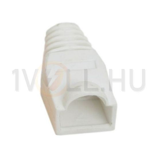 Törésgátló RJ45 csatlakozódugóhoz fehér Ethernet-hez RJ45 8(8) - X-805A fehér