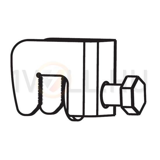 Rögzítőkampó ARS 1/2/3 (1 klt.=3 db) csavaros ARS 1-2-3 Apator - 1115281037T