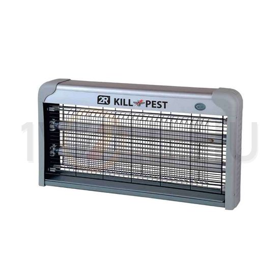 Rovarcsapda elektromos 2x15W 480x255x70mm IP20 áramvezető elektróda-elvű KILL PEST 2R LED - 00001