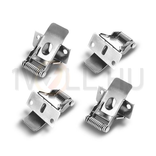 Rugós rögzítő készlet LED panelhez (4db) ezüst acél Backlit Modee - MPL-CEM4-BL