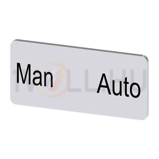 S22-XST jelzőtábla 0-I szürke 3SU1900-0AC81-0QG0 (12,5x27mm)