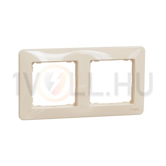 SednaDesign keret 2-es vízszintes és függőleges műanyag bézs Schneider - SDD312802