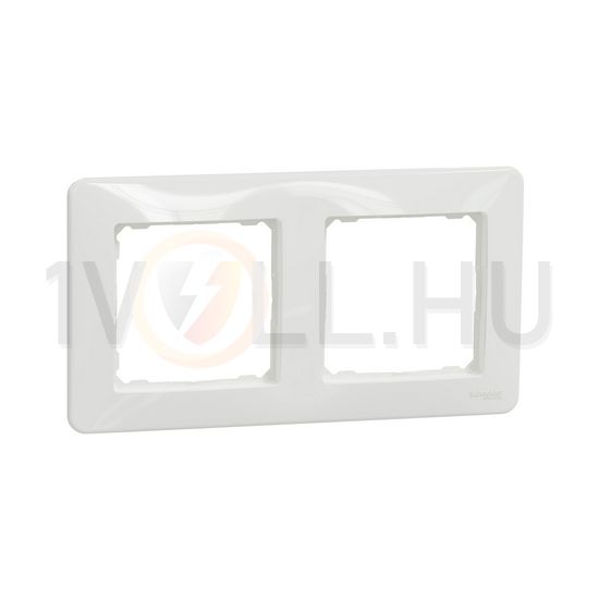 SednaDesign keret 2-es vízszintes és függőleges műanyag fehér Schneider - SDD311802