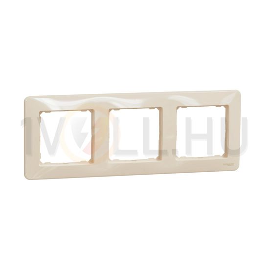 SednaDesign keret 3-es vízszintes és függőleges műanyag bézs Schneider - SDD312803